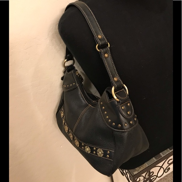 MARC CHANTAL Leather Shoulder SATCHEL - Picture 2 of 8